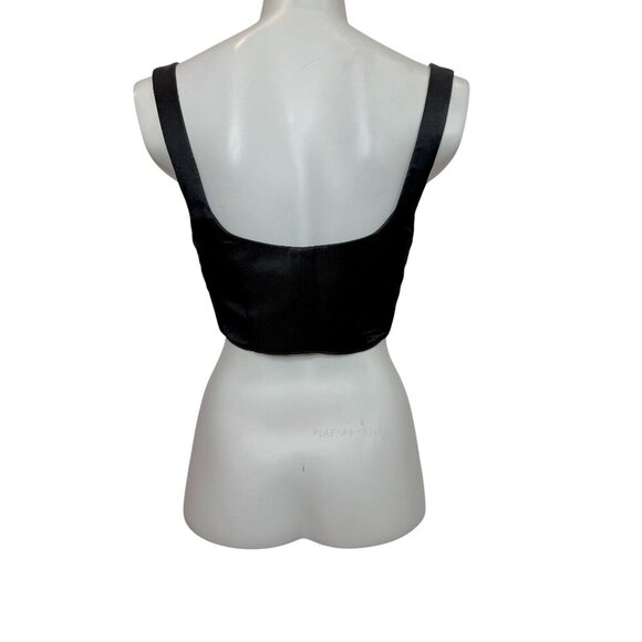 NEW RtA Black Rodrigo Corset Top NWT - Size 4 - Picture 8 of 10